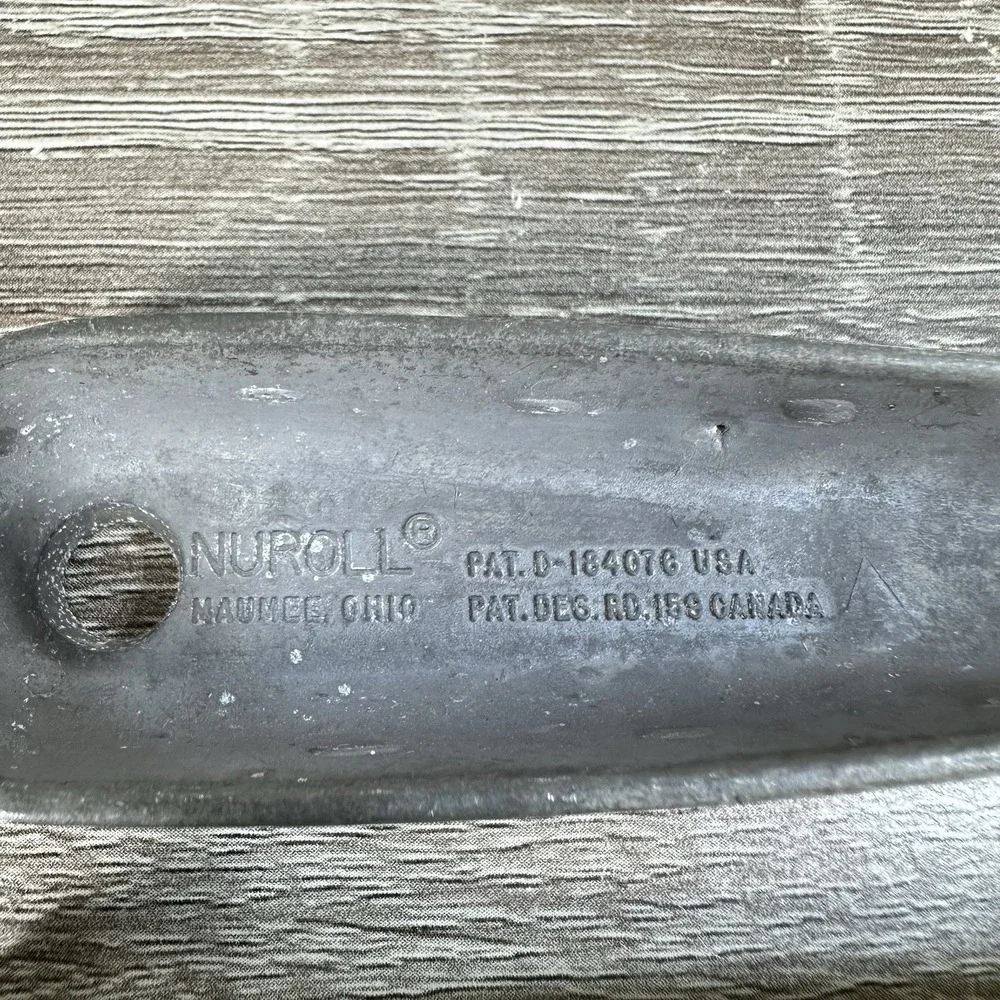 Vintage Aluminum Metal Ice Cream Scoop‎ Nuroll Maumee Ohio Antique